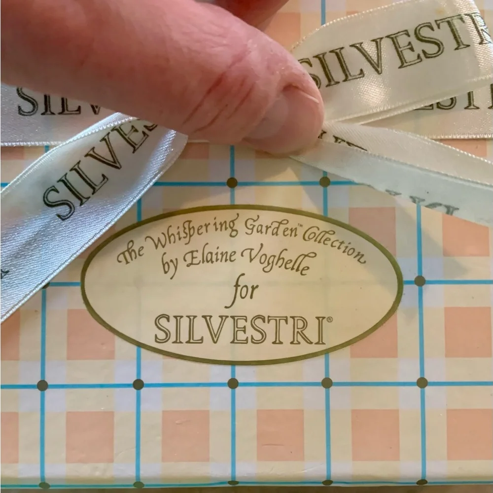 Elaine Voghelle For Silvestri The Whispering Garden Sugar And Cream Tea Set